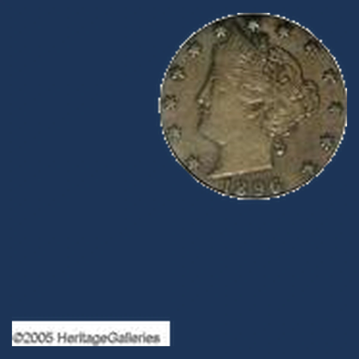 1896 Liberty Nickel: Wrong Planchet
