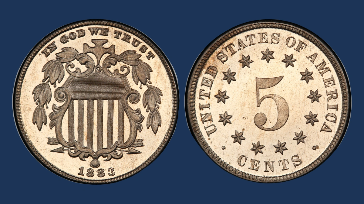 1883 Shield Nickel: Lamination