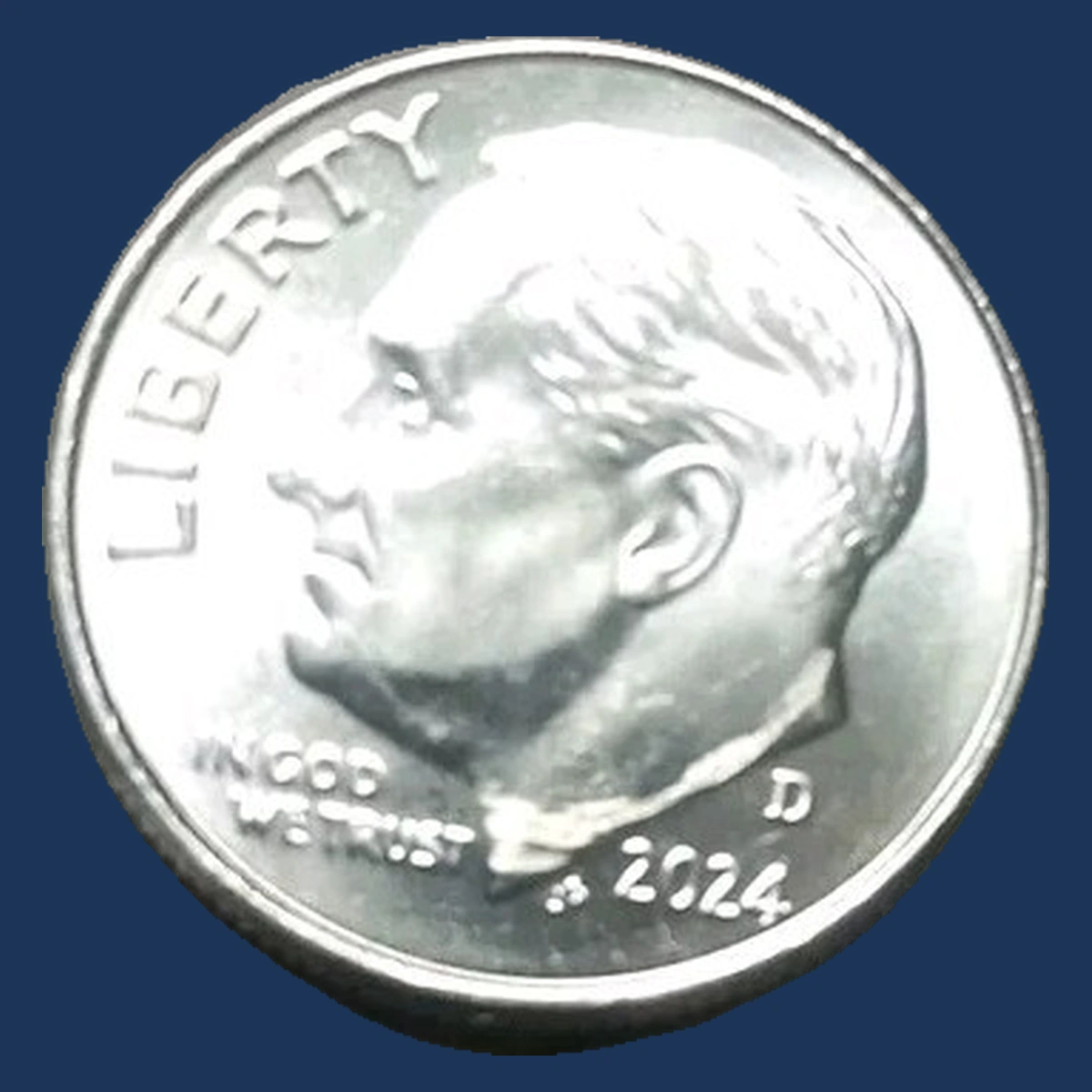 2024 Roosevelt Dime: Lamination / Split Planchet