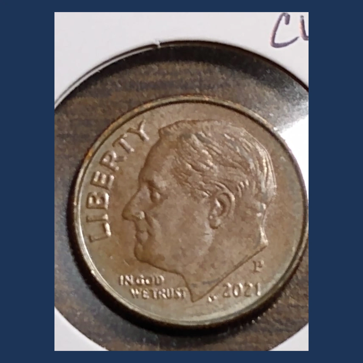 2021 Roosevelt Dime: Missing Clad Layer