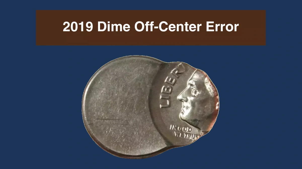 2019 Roosevelt Dime: Off-Center Strike