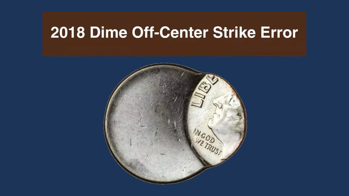 2018 Roosevelt Dime: Off-Center Strike