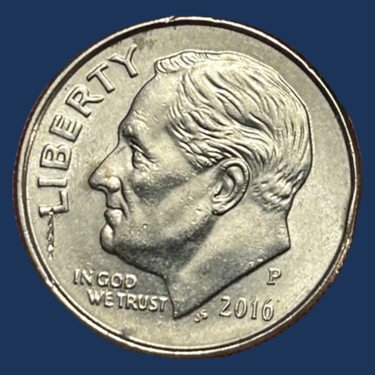 2016 Roosevelt Dime: Struck-Through Error