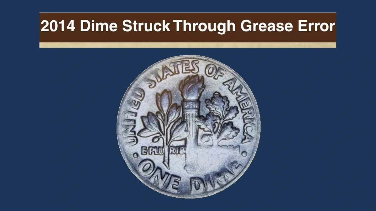 2014 Roosevelt Dime: Struck-Through Error
