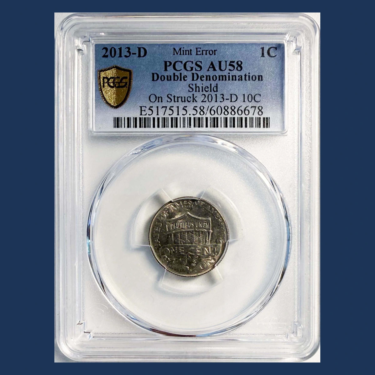 2013 Roosevelt Dime: Overstrike / Double Denomination