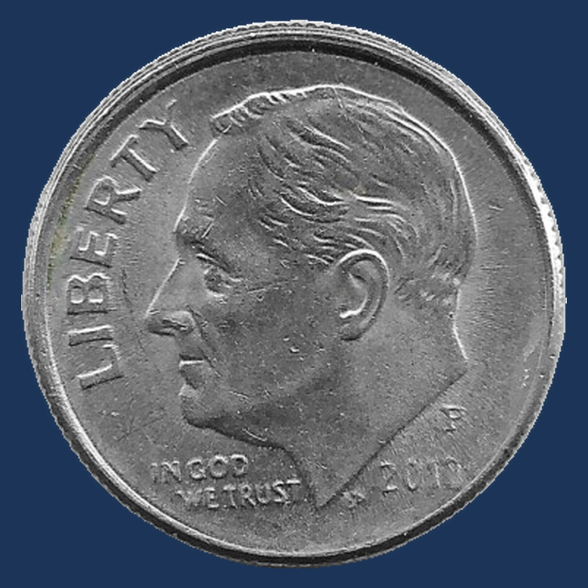 2013 Roosevelt Dime: Misaligned Die