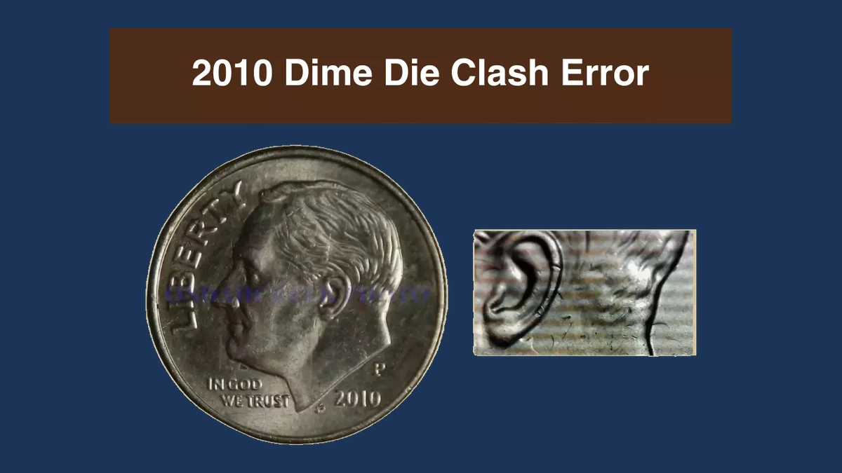 2010 Roosevelt Dime: Clashed Dies