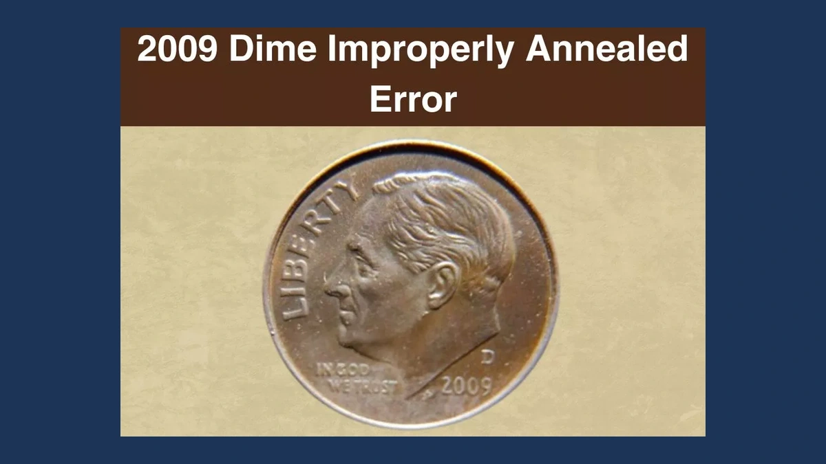 2009 Roosevelt Dime: Annealing Error