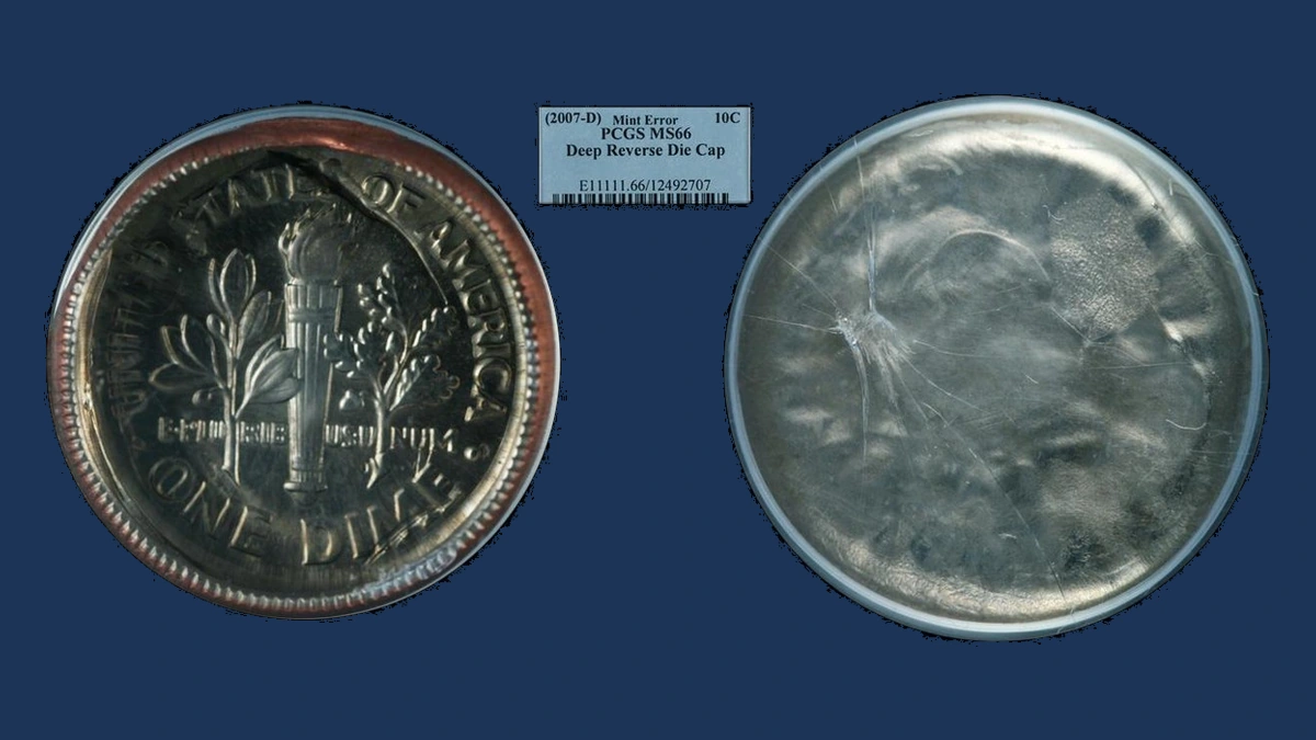 2007 Roosevelt Dime: Deep Reverse Die Cap