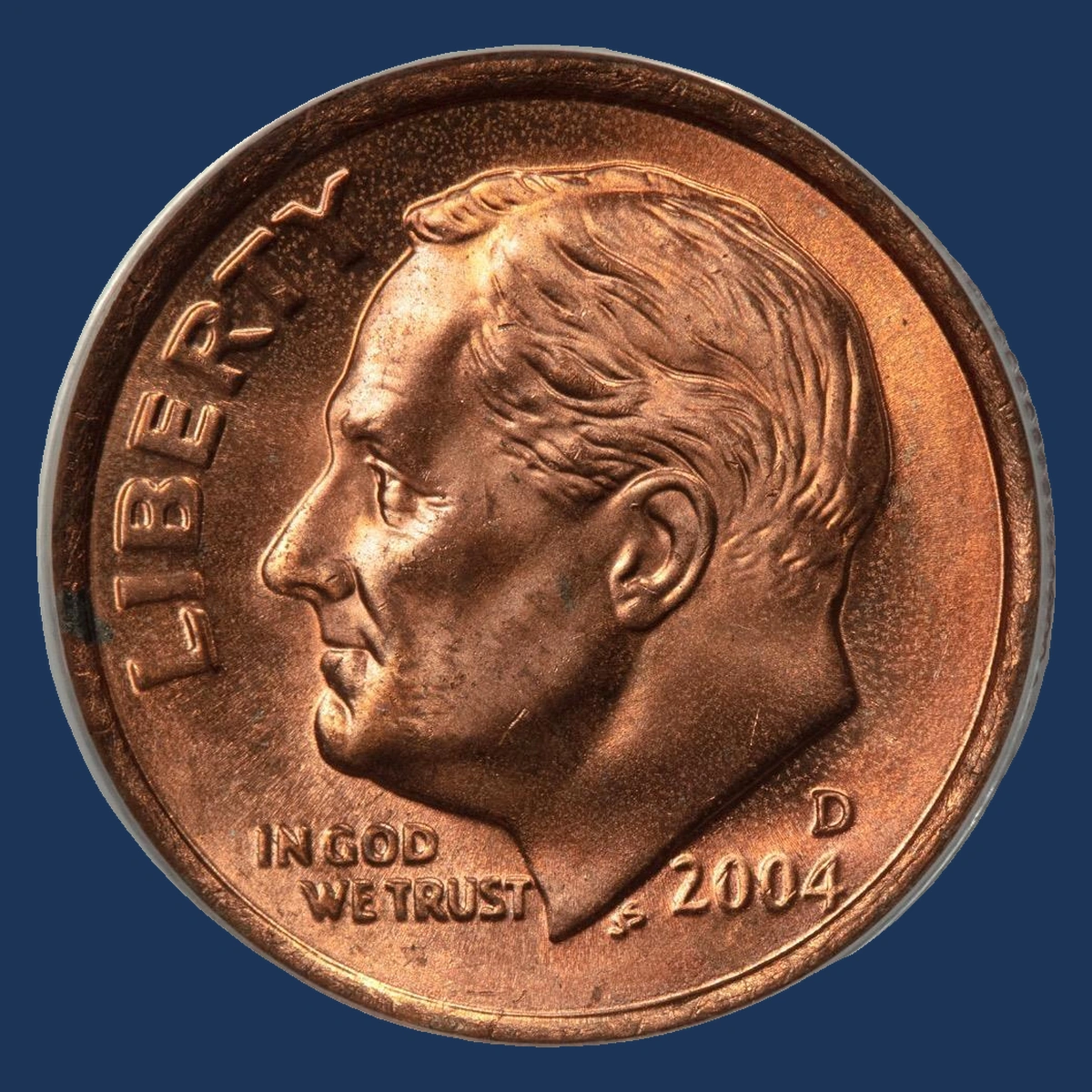 2004 Roosevelt Dime: Improperly Annealed Planchet