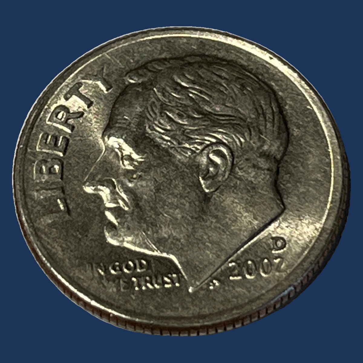 2002 Roosevelt Dime: Struck-Through Error