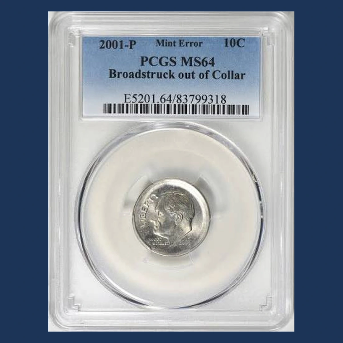 2001 Roosevelt Dime: Broadstrike