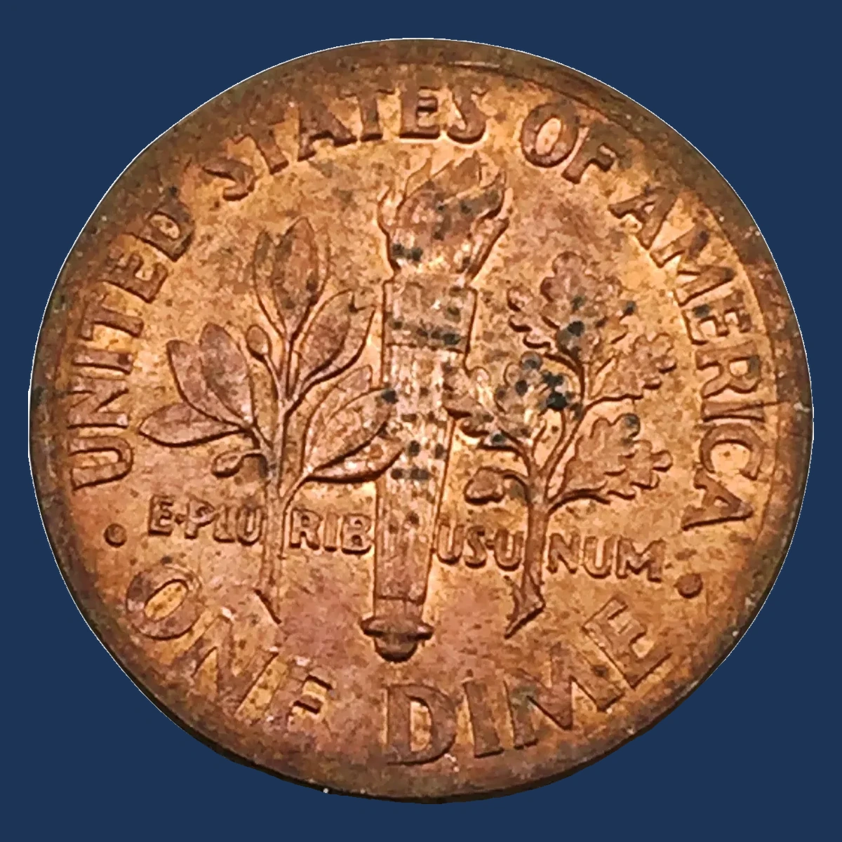 2000 Roosevelt Dime: Missing Reverse Clad Layer