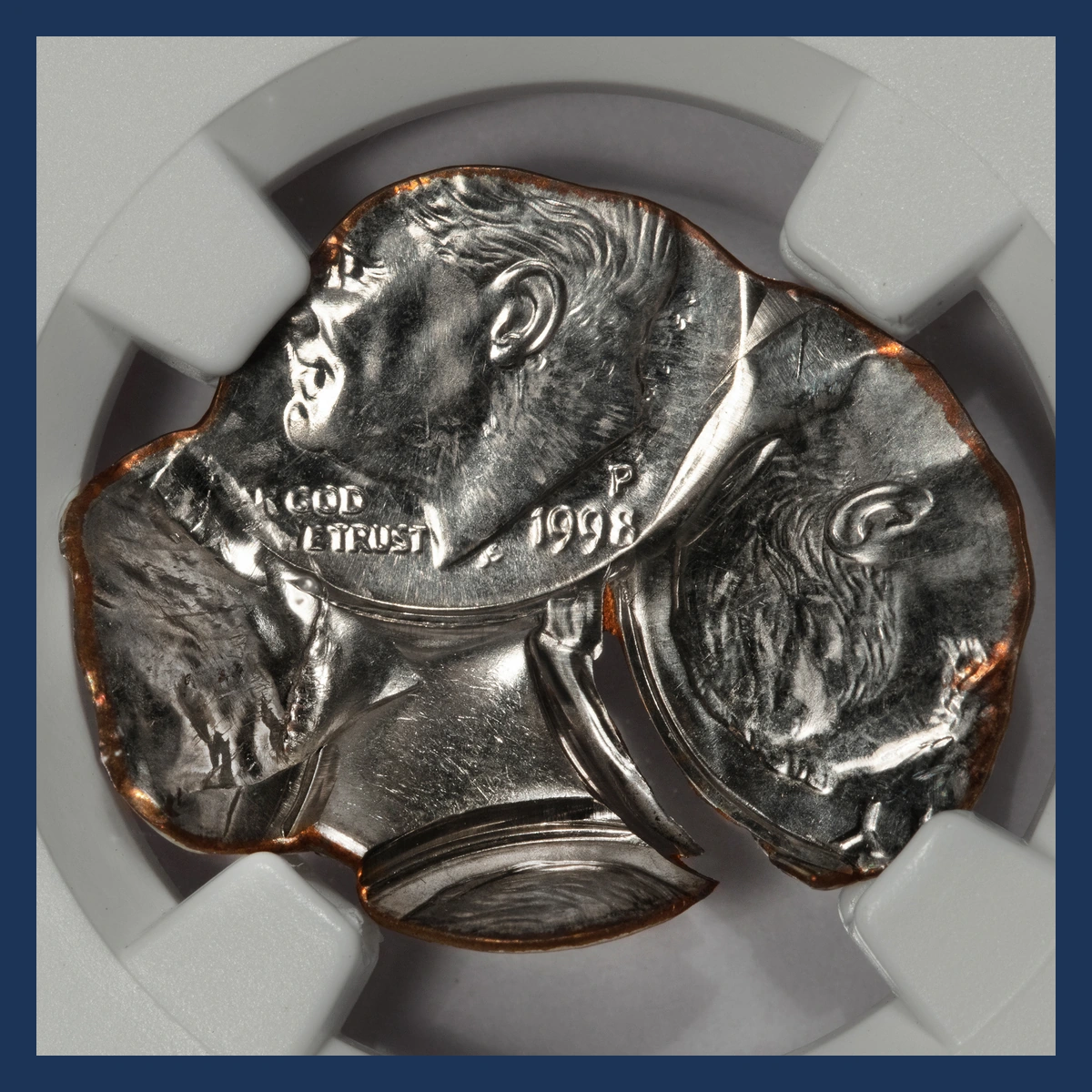 1998 Roosevelt Dime: Off-Center Strike