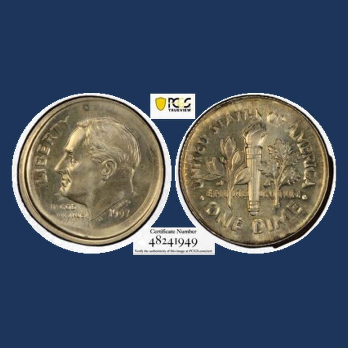 1997 Roosevelt Dime: Broadstrike