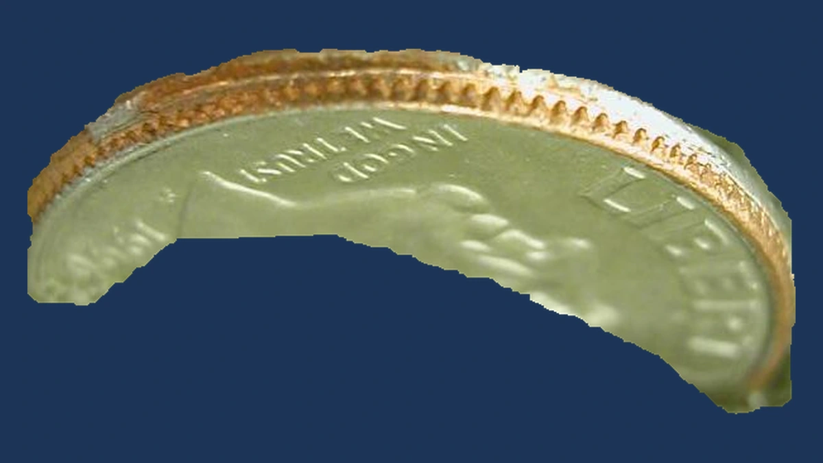 1996 Roosevelt Dime: Reversed Partial Collar