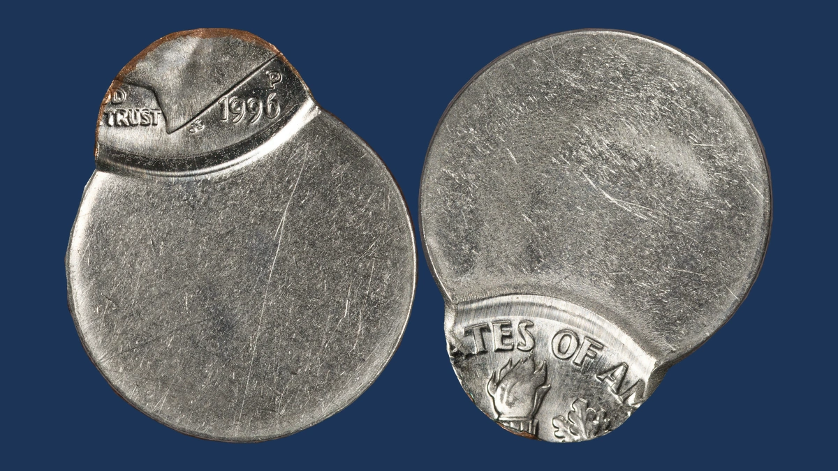 1996 Roosevelt Dime: Off-Center Strike