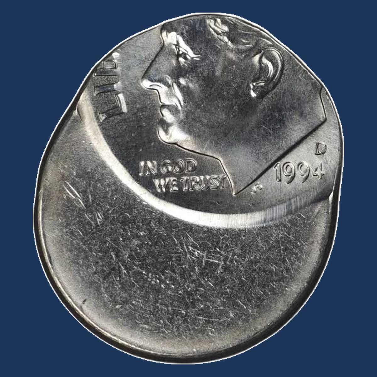 1994 Roosevelt Dime: Off-Center Strike