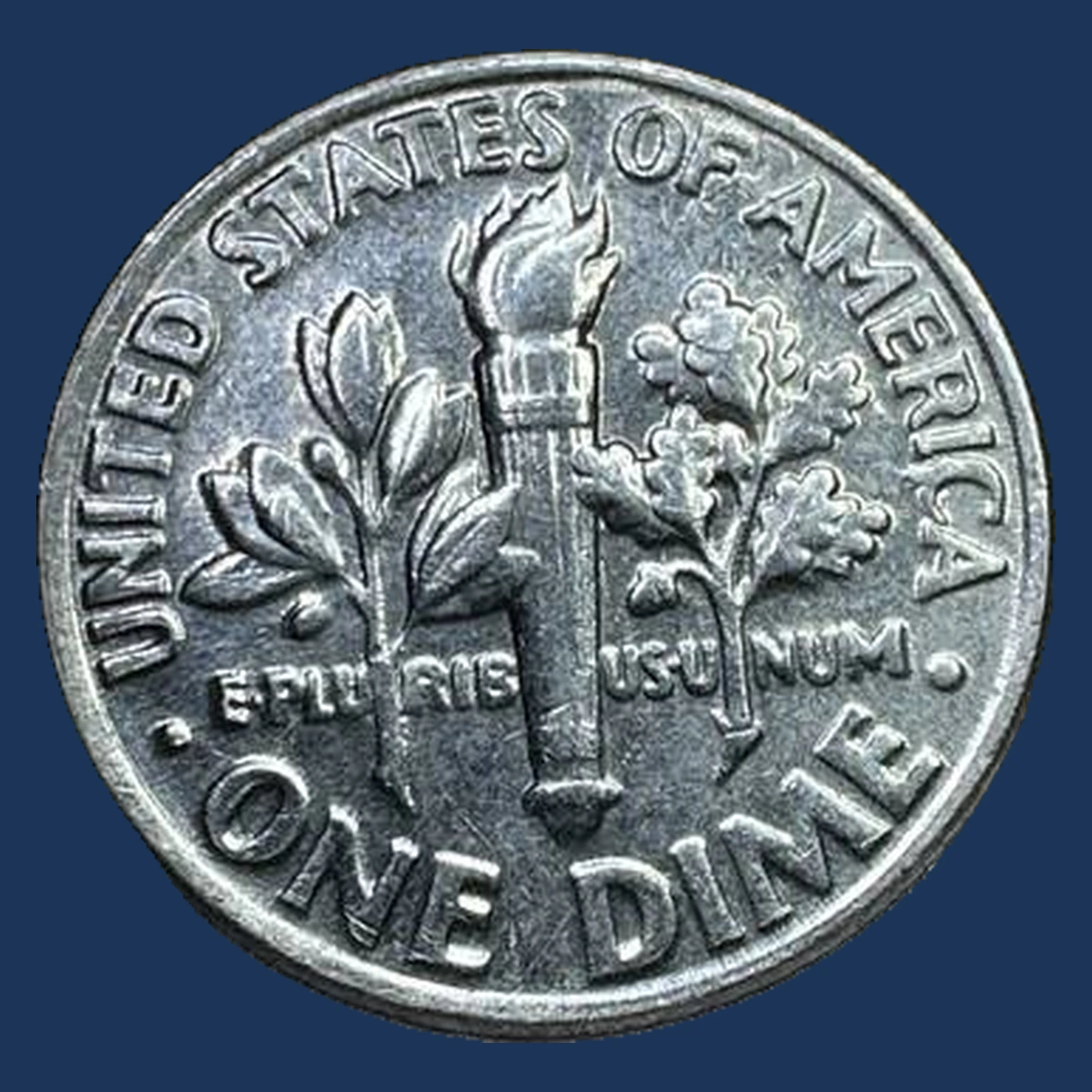 1993 Roosevelt Dime: Struck Through