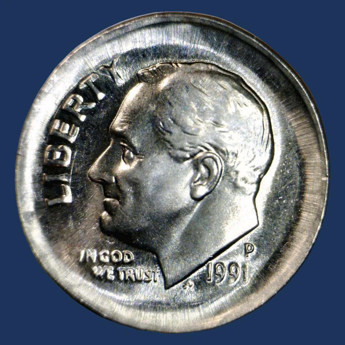 1991 Roosevelt Dime: Broadstrike