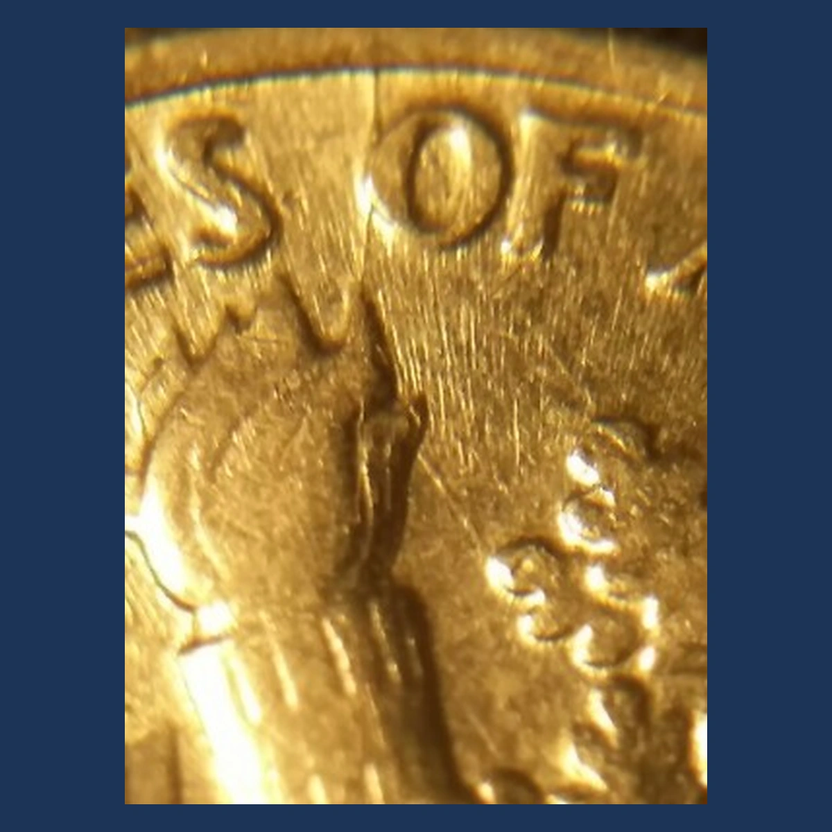 1988 Roosevelt Dime: Die Crack