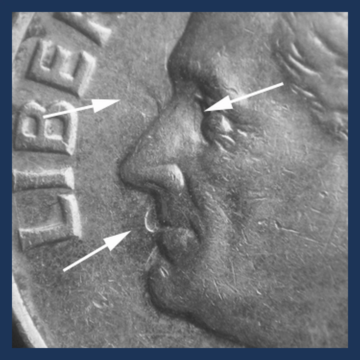 1988 Roosevelt Dime: Clashed Dies