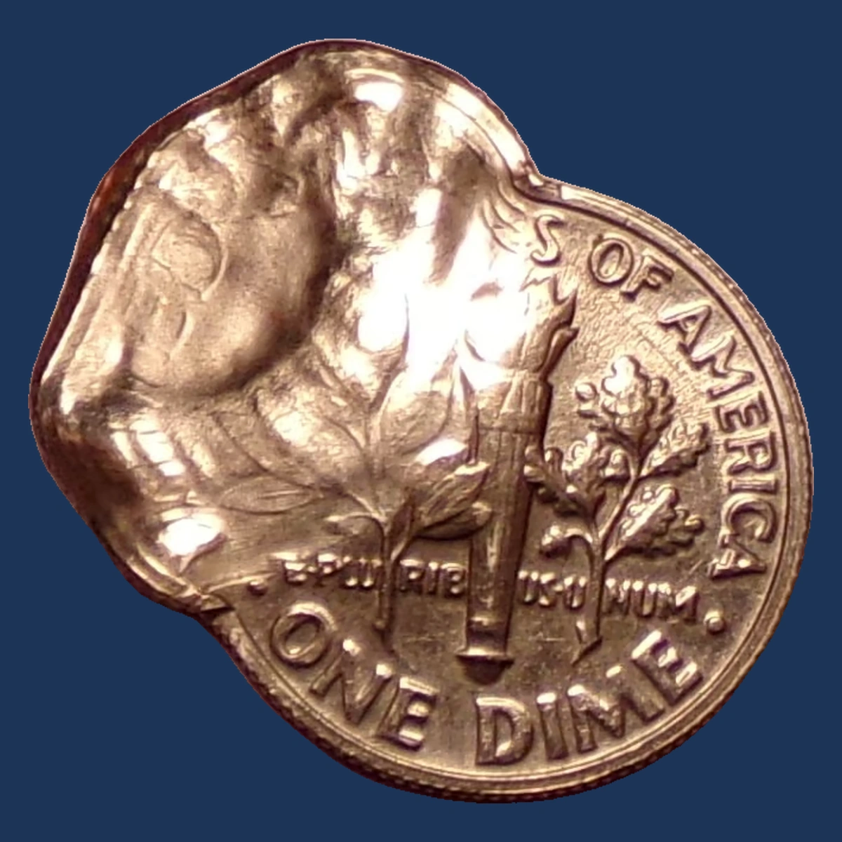 1987 Roosevelt Dime: Multiple Strike