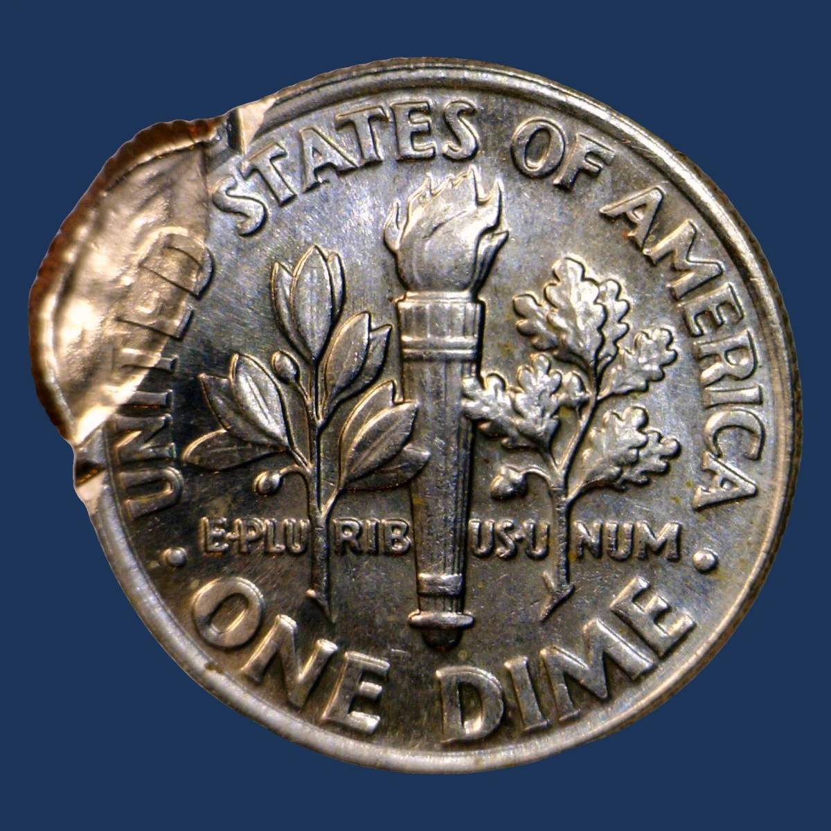 1986 Roosevelt Dime: Double Strike with Off-Center Second Strike