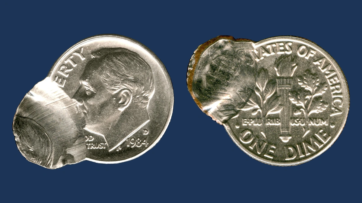 1984 Roosevelt Dime: Multiple Strike