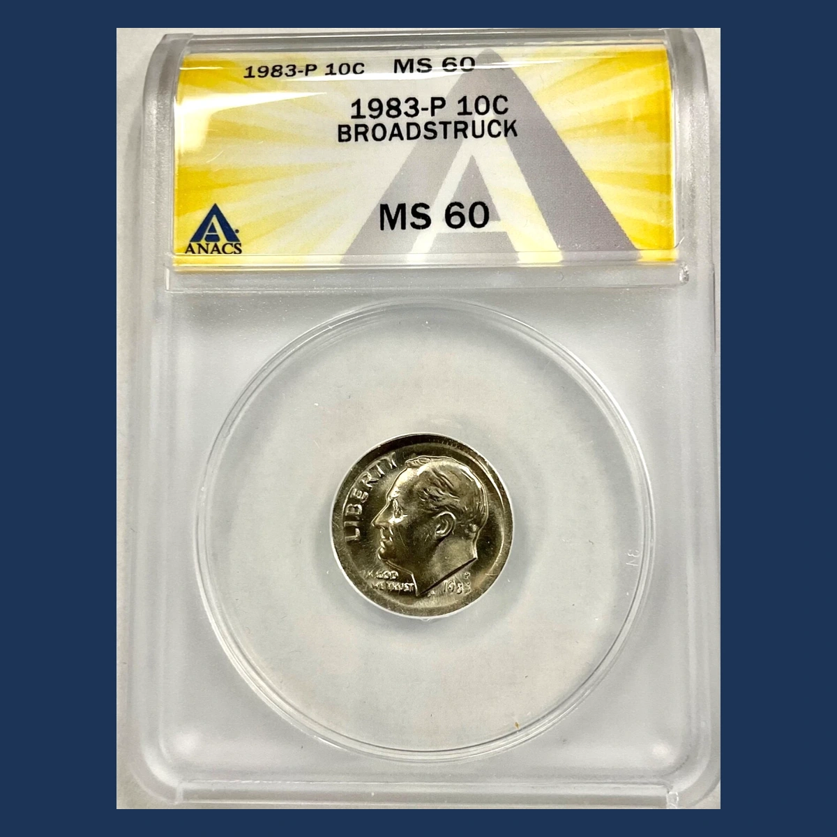 1983 Roosevelt Dime: Broadstrike