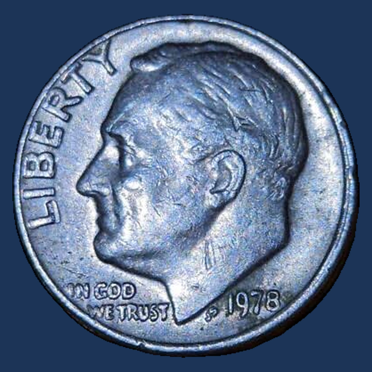 1978 Roosevelt Dime: Doubled Die Obverse