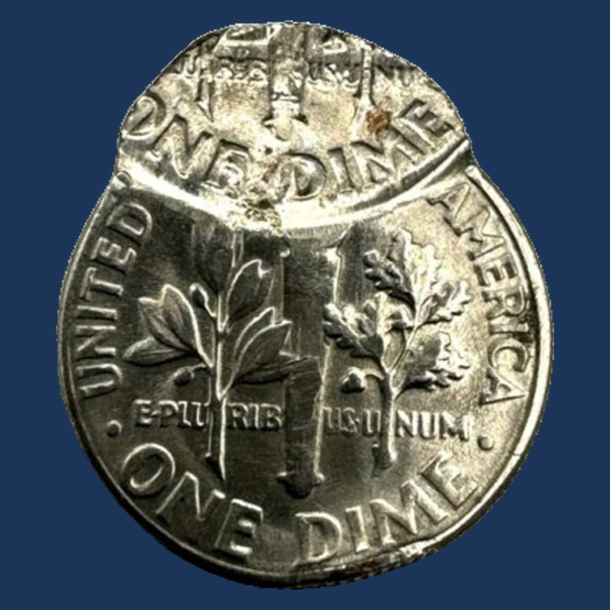 1978 Roosevelt Dime: Double Strike with Off-Center Second Strike