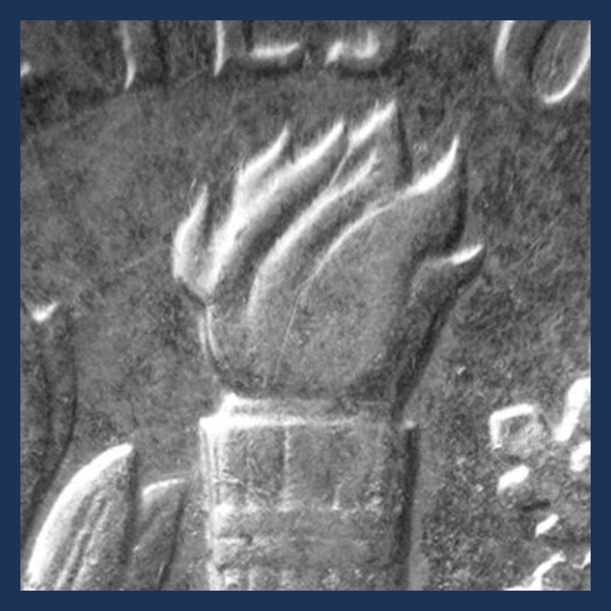 1970 Roosevelt Dime: Wrong Design Die