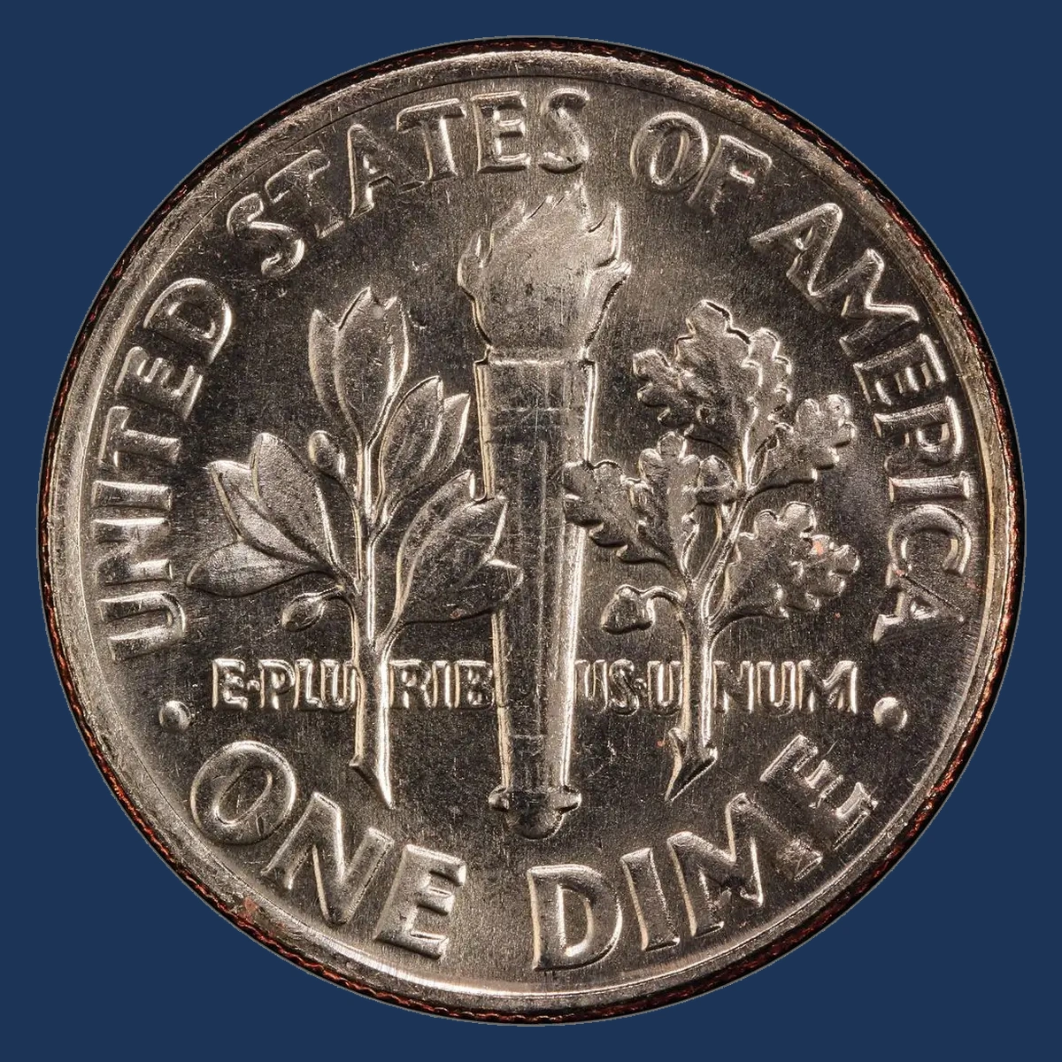 1970 Roosevelt Dime: Doubled Die Reverse