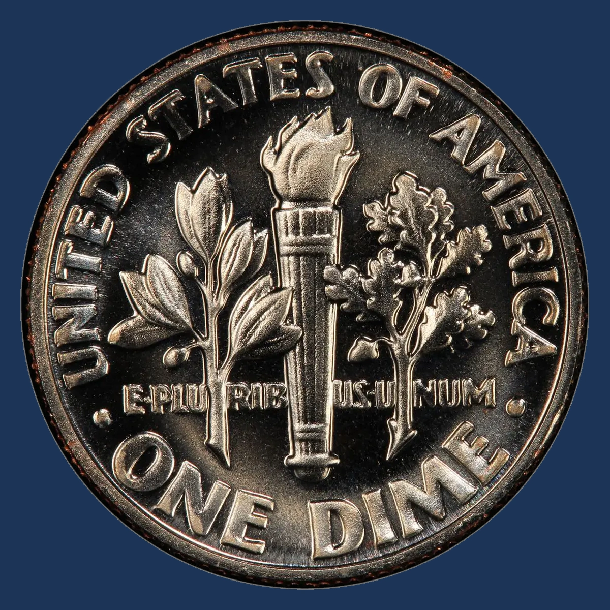 1968 Roosevelt Dime: Proof Doubled Die Reverse