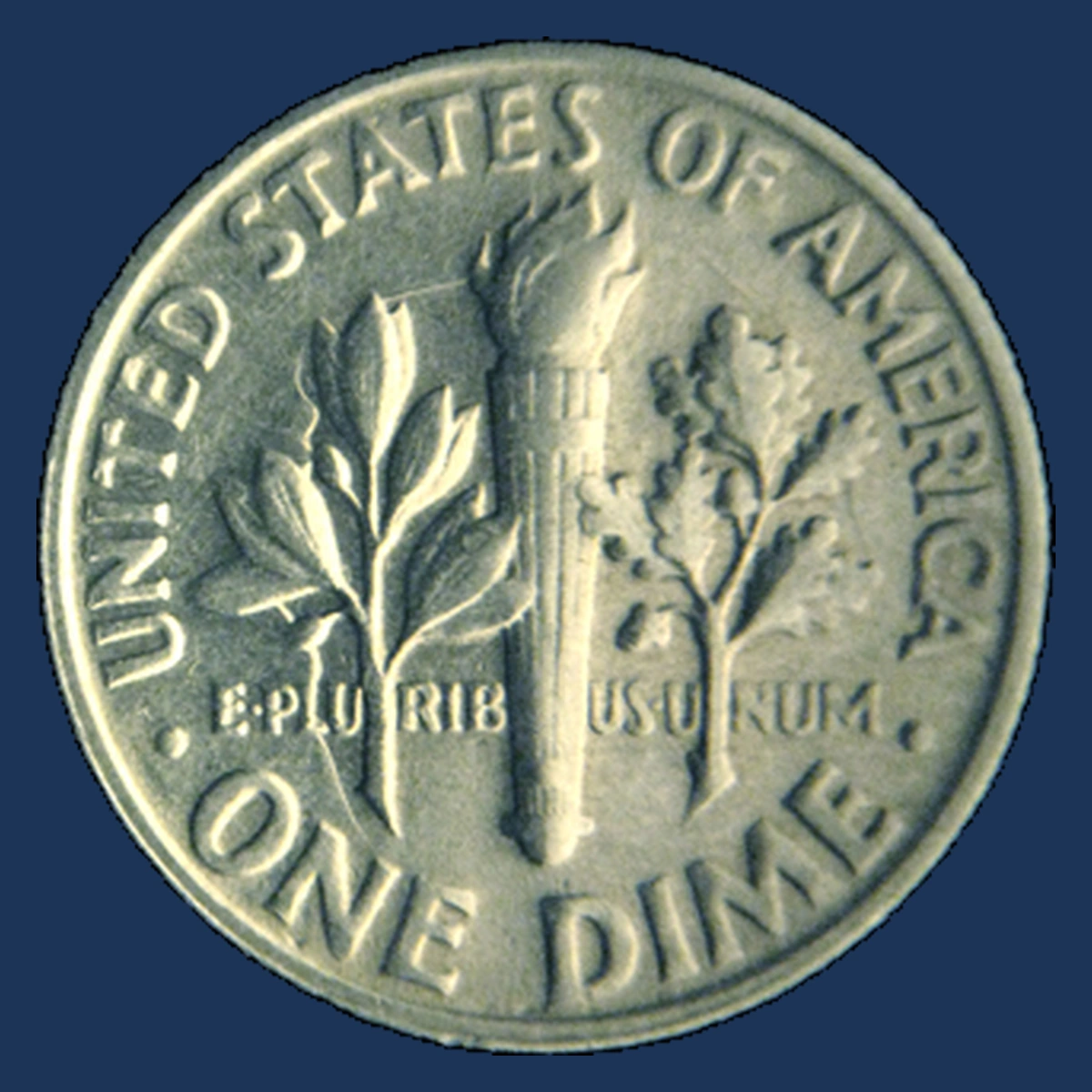 1968 Roosevelt Dime: Clashed Dies