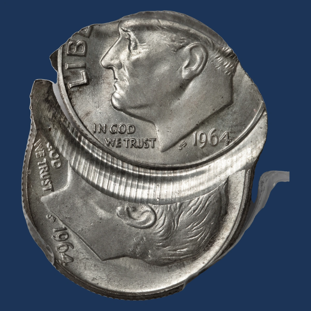 1964 Roosevelt Dime: Double Strike