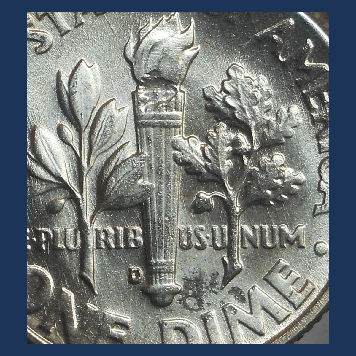 1963 Roosevelt Dime: Struck-Through Error
