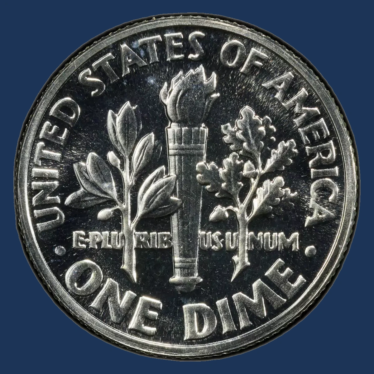 1963 Roosevelt Dime: Proof Doubled Die Reverse