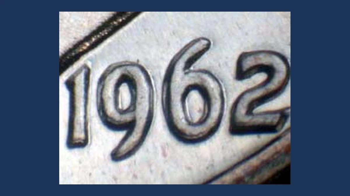 1962 Roosevelt Dime: Doubled Die Obverse