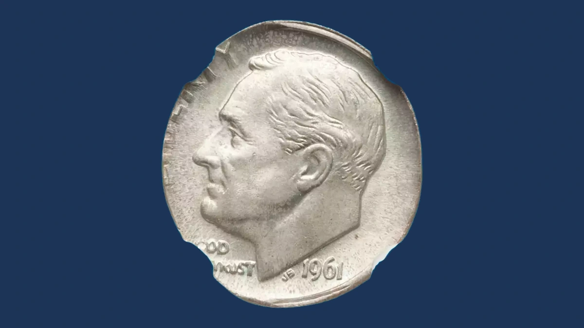 1961 Roosevelt Dime: Elliptical Planchet