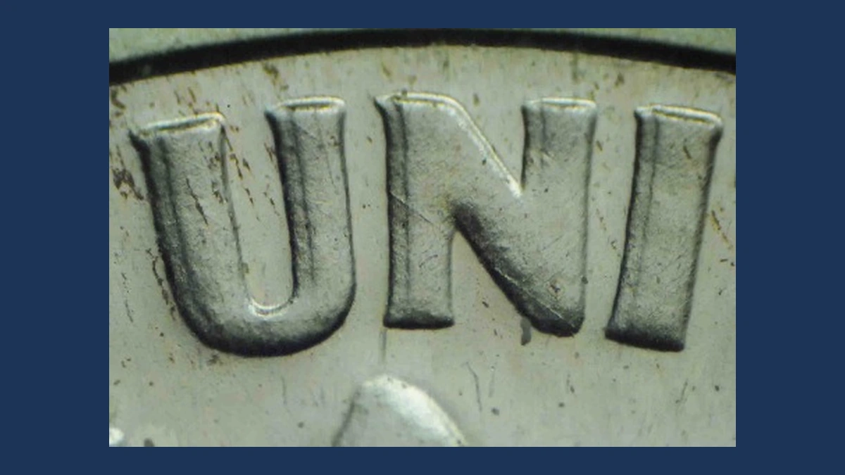 1960 Roosevelt Dime: Doubled Die Reverse