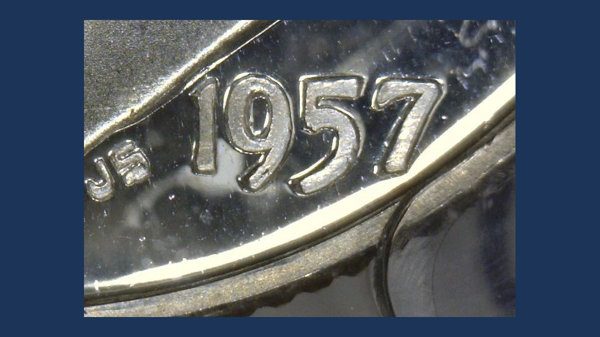 1957 Roosevelt Dime: Proof Doubled Die Obverse
