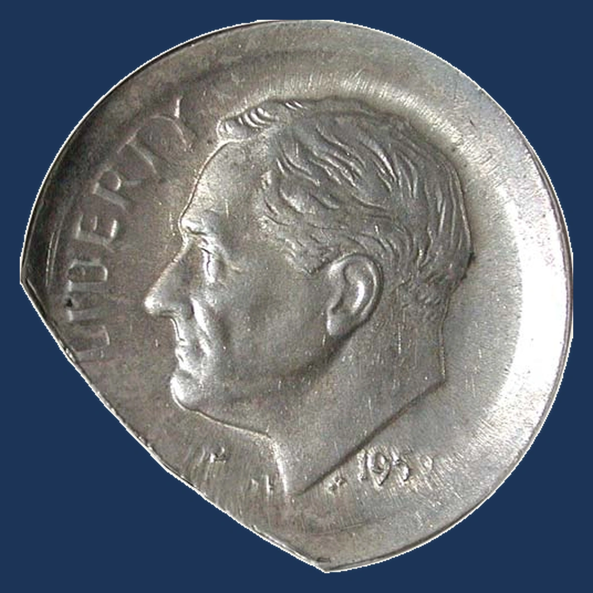 1957 Roosevelt Dime: Broadstrike