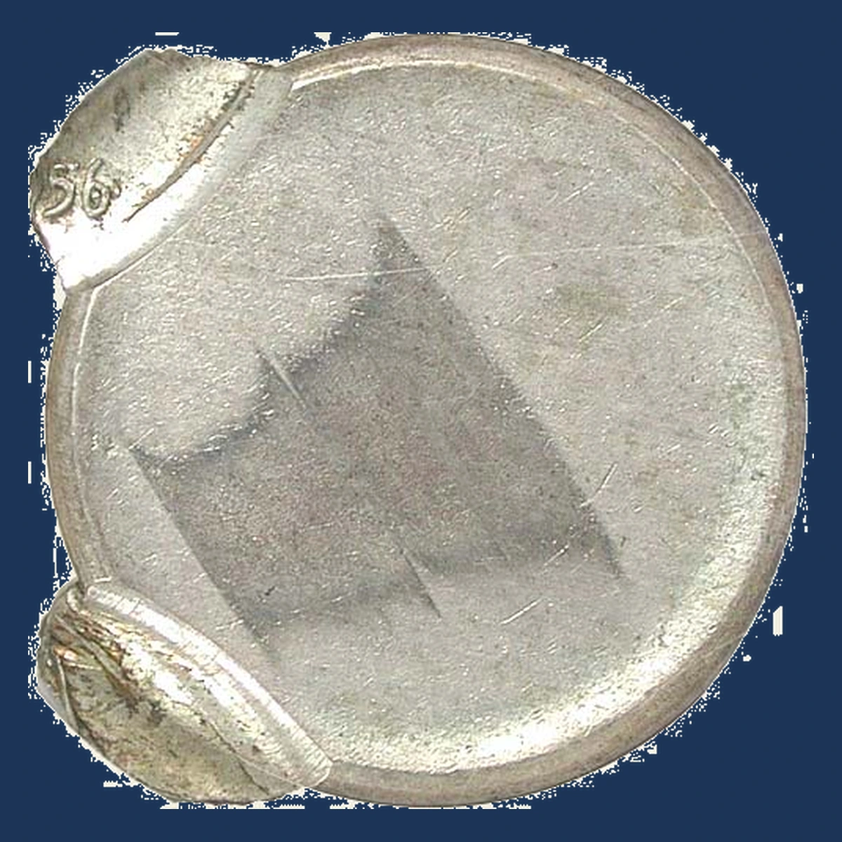 1956 Roosevelt Dime: two off-center strikes