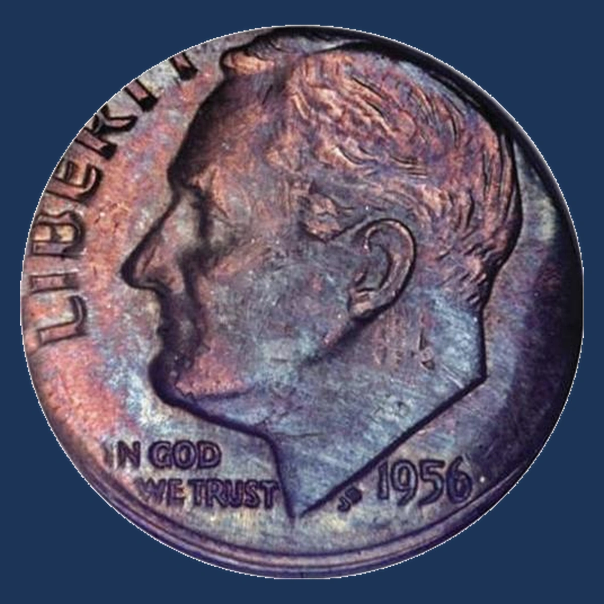 1956 Roosevelt Dime: Wrong Planchet