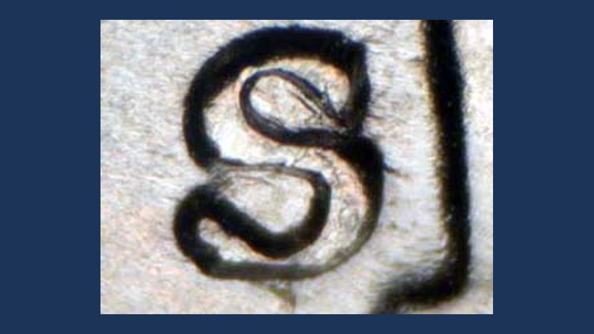 1955 Roosevelt Dime: Repunched S Mintmark