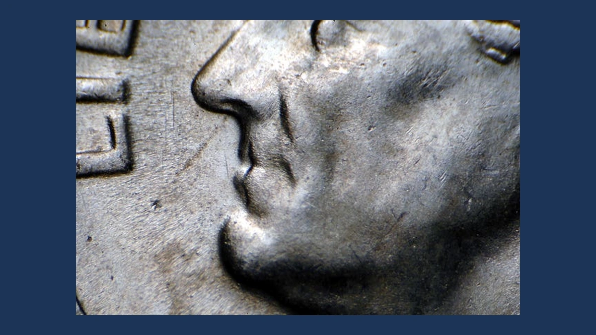 1955 Roosevelt Dime: Doubled Die