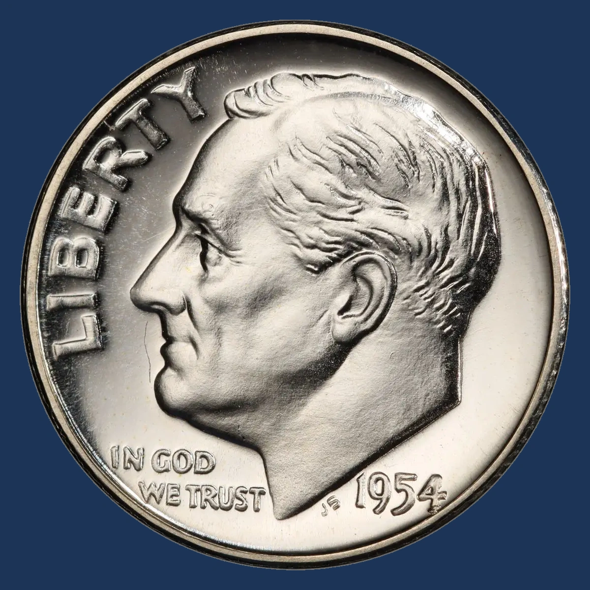 1954 Roosevelt Dime: Proof Doubled Die Obverse