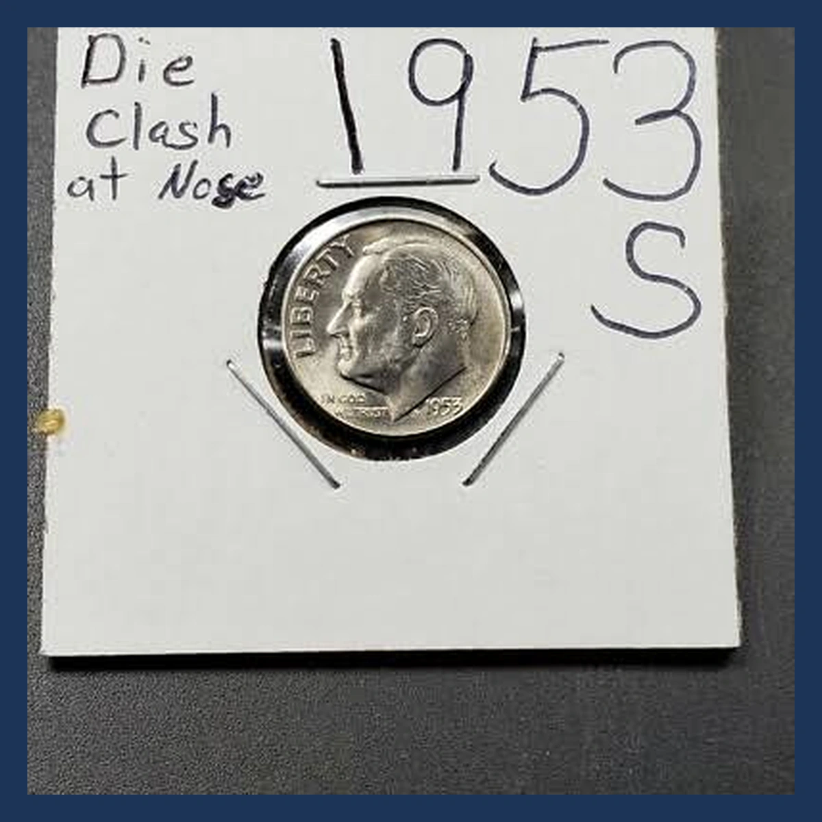 1953 Roosevelt Dime: Die Clash